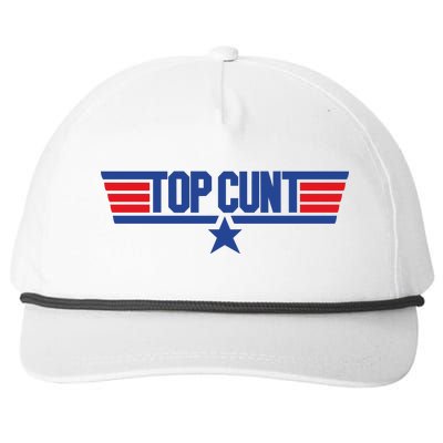 Top Cunt Snapback Five-Panel Rope Hat