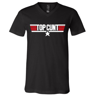 Top Cunt V-Neck T-Shirt