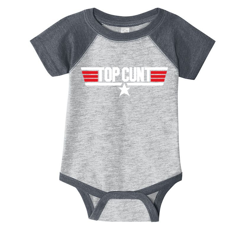 Top Cunt Infant Baby Jersey Bodysuit