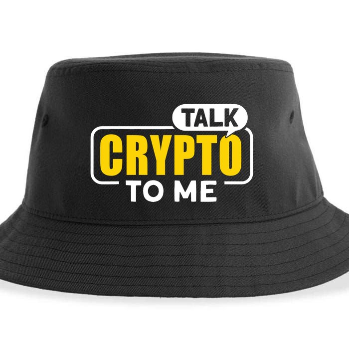 Talk Cypto To Me Sustainable Bucket Hat