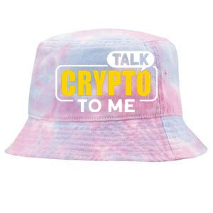 Talk Cypto To Me Tie-Dyed Bucket Hat