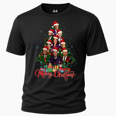 Trump Christmas Tree Dream Team Daddys Home 45 47 Performance Shirt