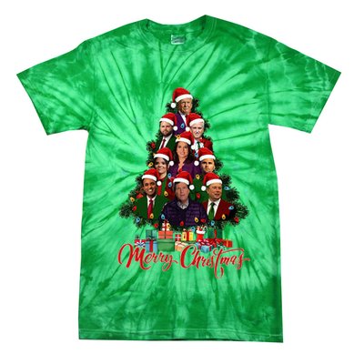 Trump Christmas Tree Dream Team Daddys Home 45 47 Tie-Dye T-Shirt
