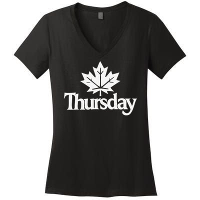 Thursday Canada Women's V-Neck T-Shirt