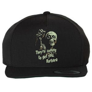 Theyre Coming To Get You Zombie Horror Movie Wool Snapback Cap