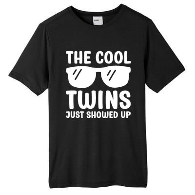 The Cool Twins Just Showed Up Funny Twin Twinning Matching Tall Fusion ChromaSoft Performance T-Shirt