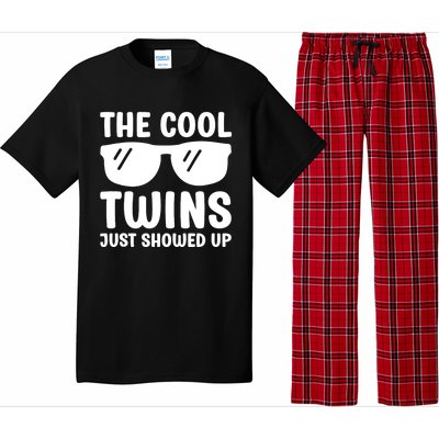 The Cool Twins Just Showed Up Funny Twin Twinning Matching Pajama Set