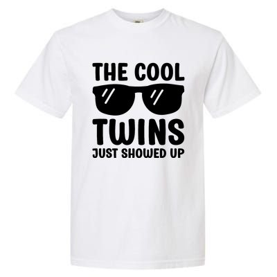 The Cool Twins Just Showed Up Funny Twin Twinning Matching Garment-Dyed Heavyweight T-Shirt