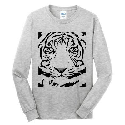 Tiger Cat Tall Long Sleeve T-Shirt