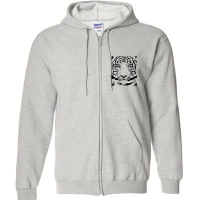 Tiger Cat Full Zip Hoodie