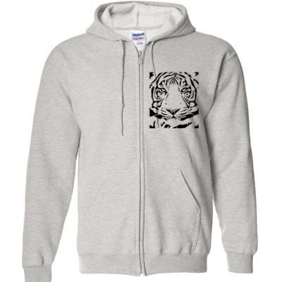 Tiger Cat Full Zip Hoodie