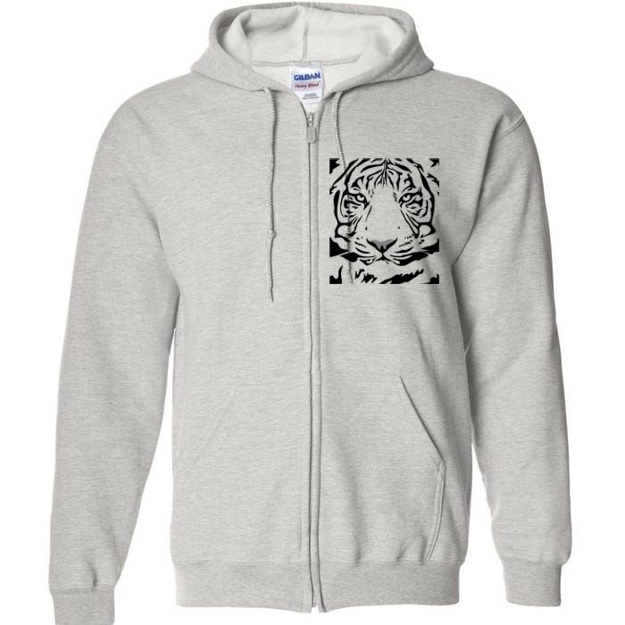 Tiger Cat Full Zip Hoodie