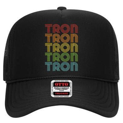 Tron Crypto High Crown Mesh Back Trucker Hat