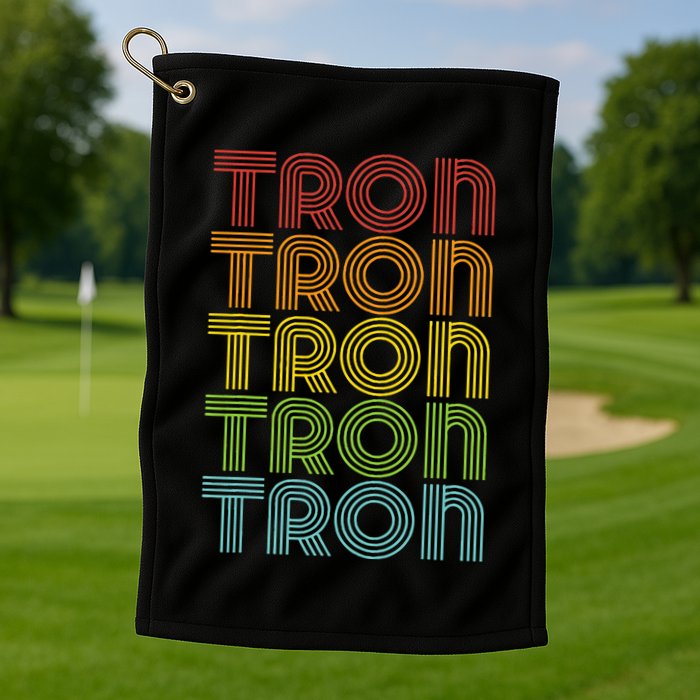 Tron Crypto Golf Towel