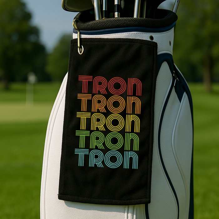 Tron Crypto Golf Towel
