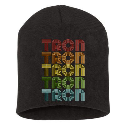 Tron Crypto Short Acrylic Beanie