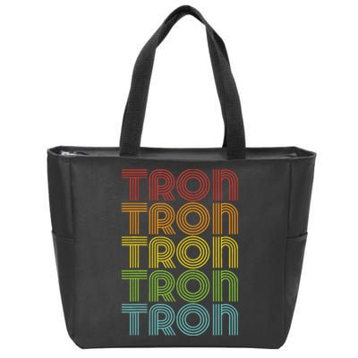 Tron Crypto Zip Tote Bag