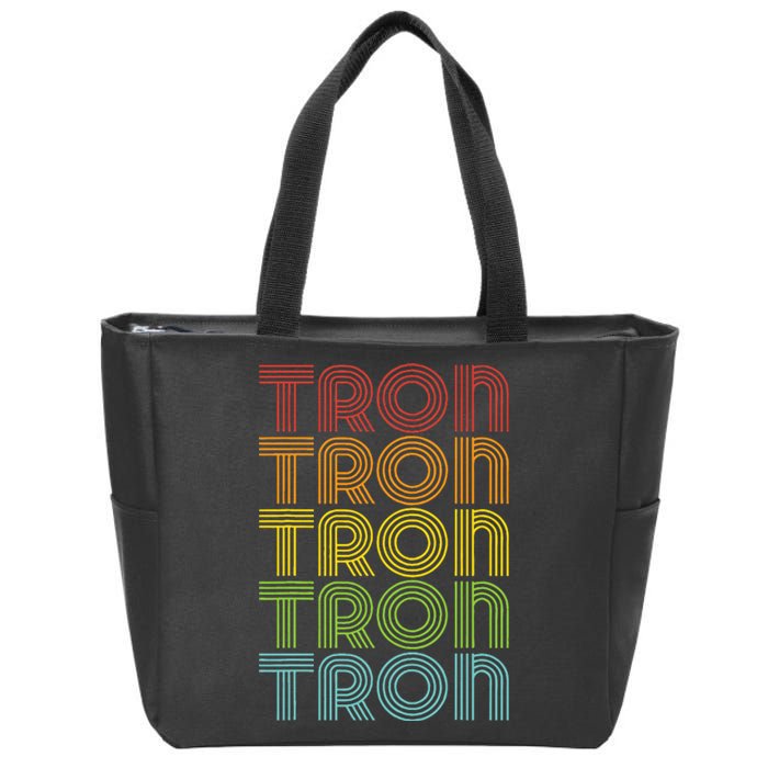 Tron Crypto Zip Tote Bag