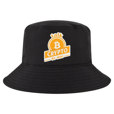 Talk Crypto To Me Bitcoin Cool Comfort Performance Bucket Hat