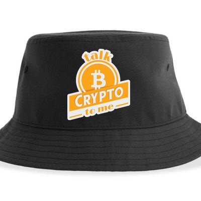 Talk Crypto To Me Bitcoin Sustainable Bucket Hat