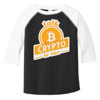 Talk Crypto To Me Bitcoin Toddler Fine Jersey T-Shirt