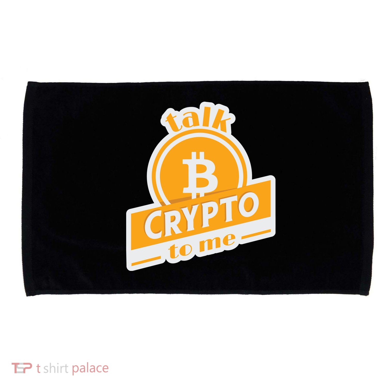 Talk Crypto To Me Bitcoin Microfiber Hand Towel