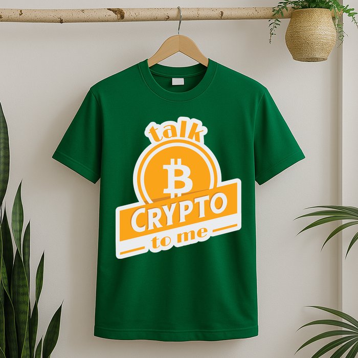 Talk Crypto To Me Bitcoin T-Shirt