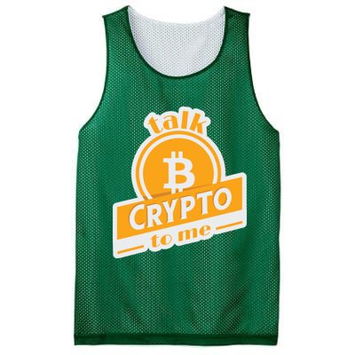 Talk Crypto To Me Bitcoin Mesh Reversible Basketball Jersey Tank