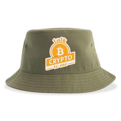 Talk Crypto To Me Bitcoin Sustainable Bucket Hat