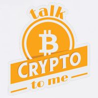 Talk Crypto To Me Bitcoin Garment-Dyed Sweatshirt