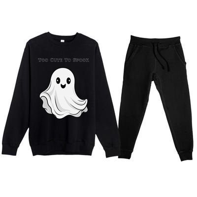 Too Cute To Spook Premium Crewneck Sweatsuit Set