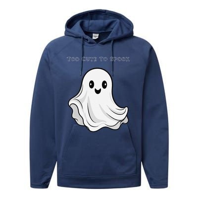 Too Cute To Spook Performance Fleece Hoodie