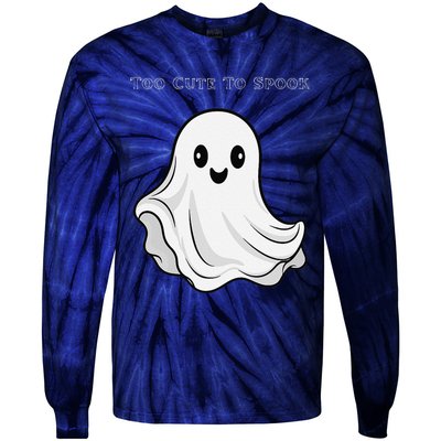 Too Cute To Spook Tie-Dye Long Sleeve Shirt