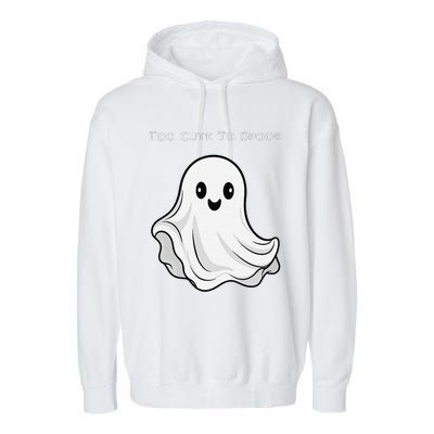 Too Cute To Spook Garment-Dyed Fleece Hoodie