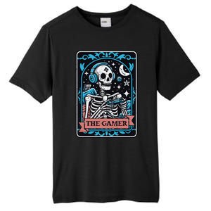 Tarot Card The Gamer Occult Funny Graphic Video Games Gift Tall Fusion ChromaSoft Performance T-Shirt