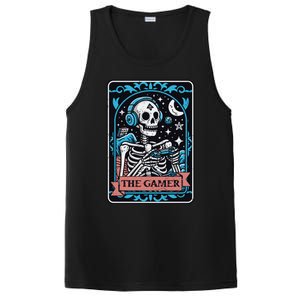 Tarot Card The Gamer Occult Funny Graphic Video Games Gift PosiCharge Competitor Tank