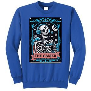 Tarot Card The Gamer Occult Funny Graphic Video Games Gift Sweatshirt