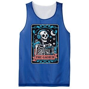 Tarot Card The Gamer Occult Funny Graphic Video Games Gift Mesh Reversible Basketball Jersey Tank