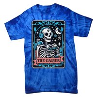 Tarot Card The Gamer Occult Funny Graphic Video Games Gift Tie-Dye T-Shirt