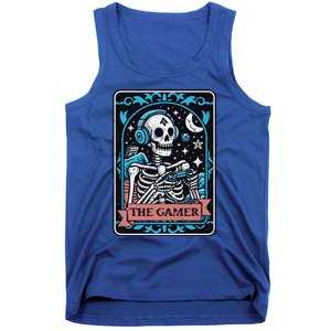 Tarot Card The Gamer Occult Funny Graphic Video Games Gift Tank Top