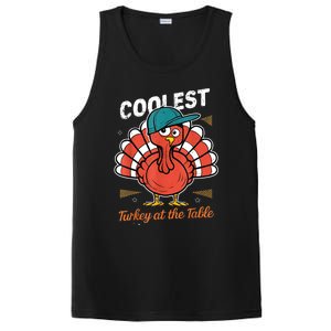 Thanksgiving Coolest Turkey At Table PosiCharge Competitor Tank