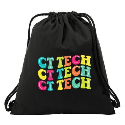 Technologist Ct Technologist Ct Tech Computed Tomography Drawstring Bag