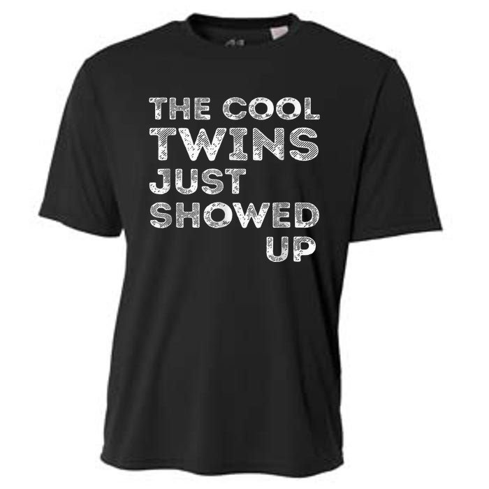 The Cool Twins Just Showed Up Funny Twins Cooling Performance Crew T-Shirt