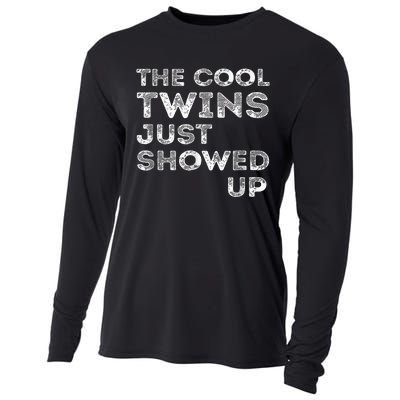 The Cool Twins Just Showed Up Funny Twins Cooling Performance Long Sleeve Crew