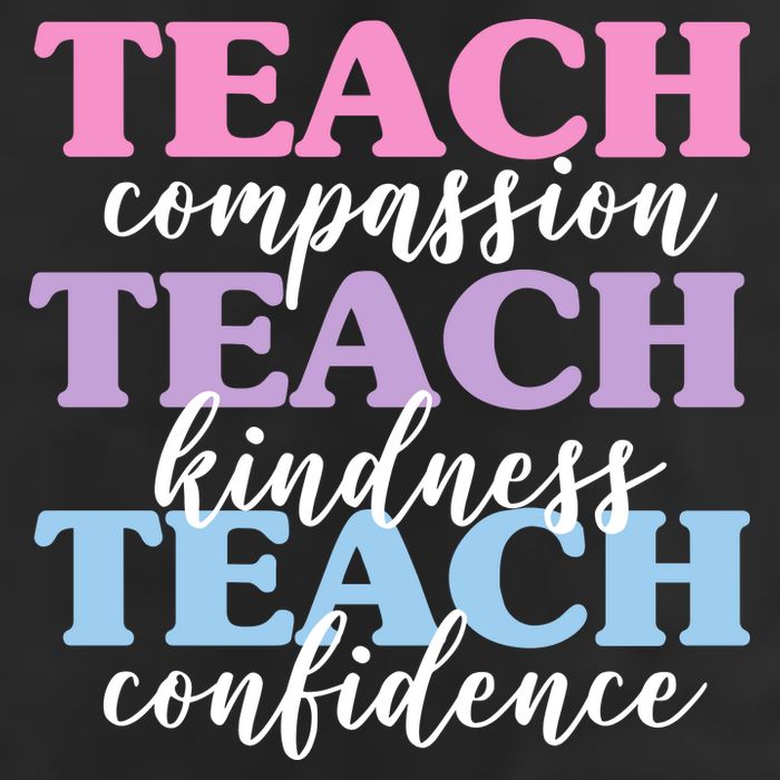 Teach Compassion Teach Kindness Teach Confidence Beanie