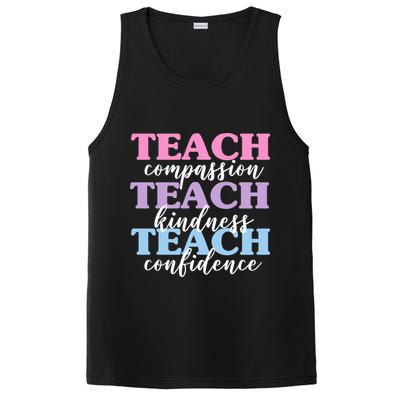 Teach Compassion Teach Kindness Teach Confidence PosiCharge Competitor Tank