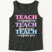 Teach Compassion Teach Kindness Teach Confidence Tank Top