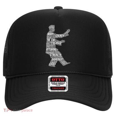 Tai Chi High Crown Mesh Back Trucker Hat