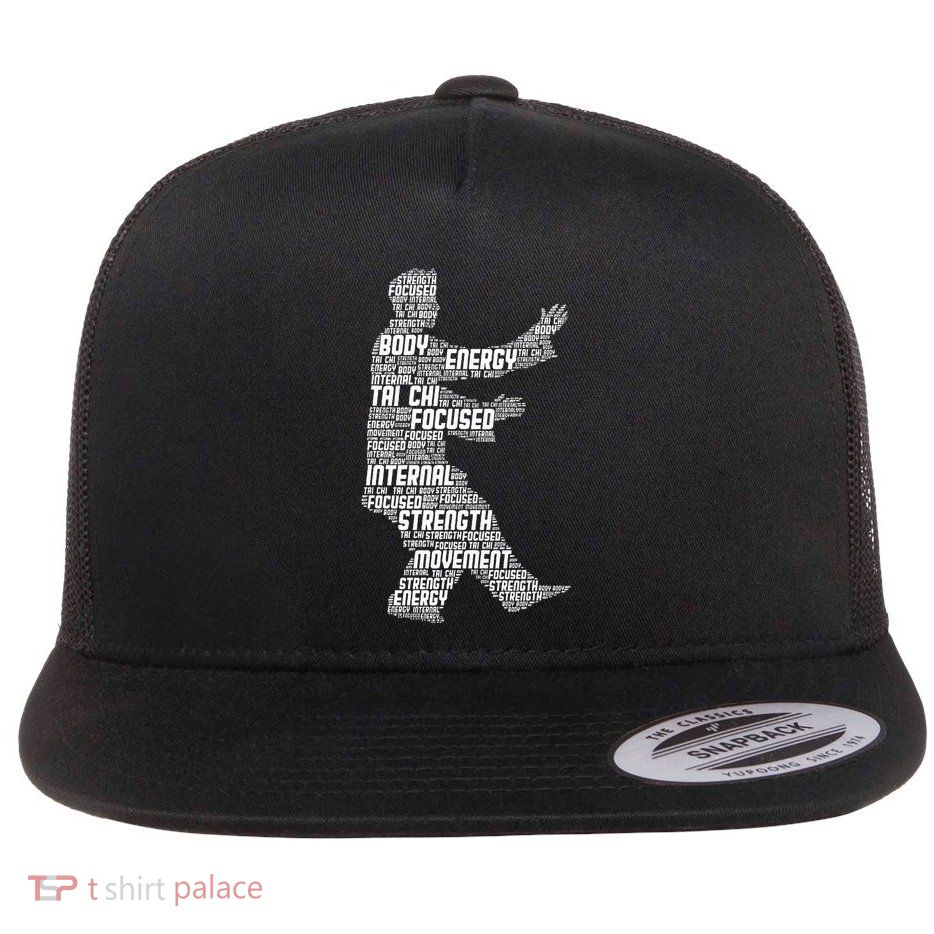Tai Chi Flat Bill Trucker Hat