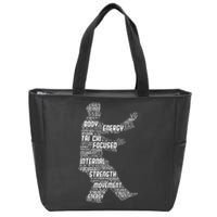 Tai Chi Zip Tote Bag